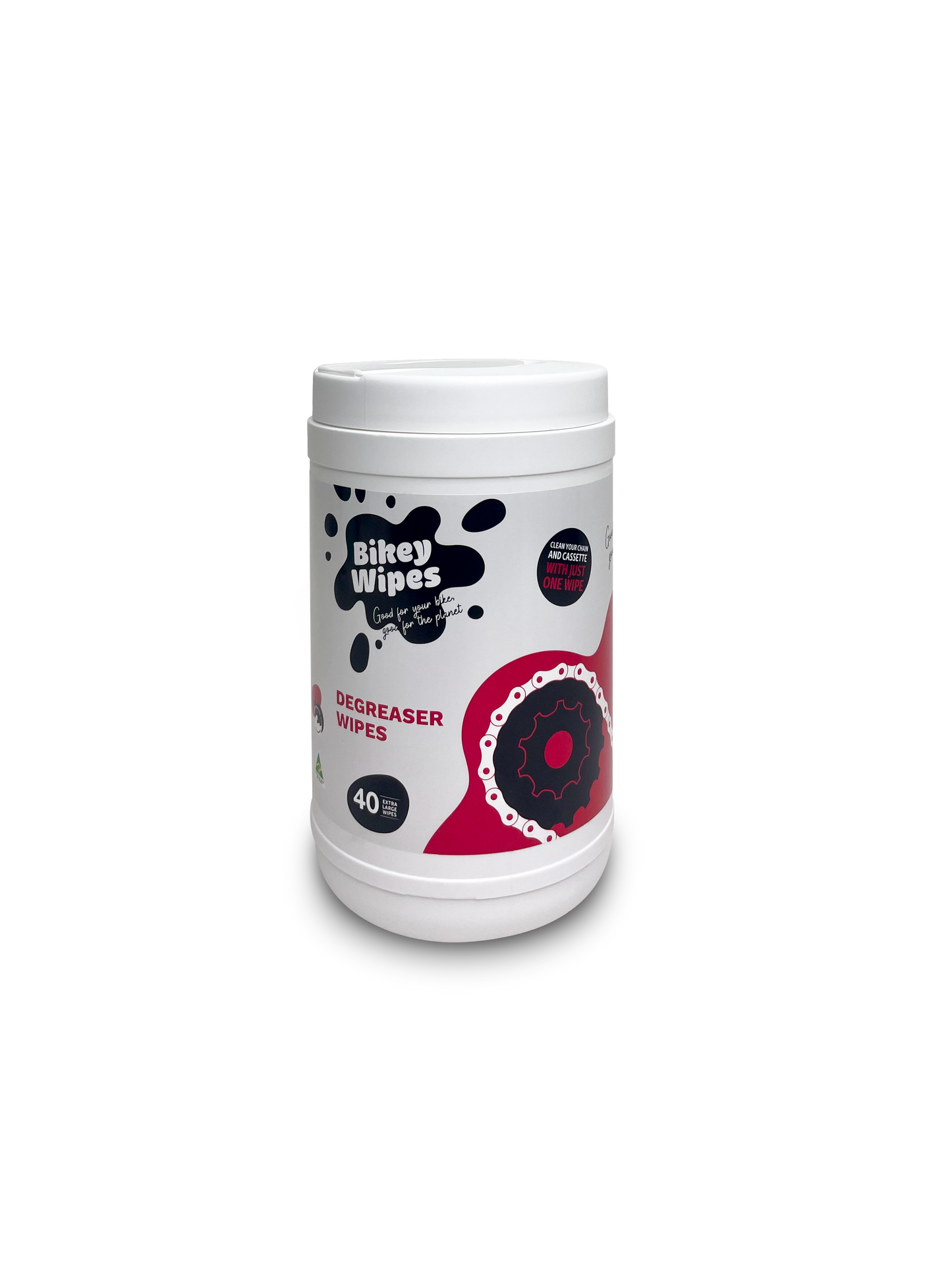 Bikey Wipes Rotor Wipes – 40 Tücher – Schachtel mit 12 Stück