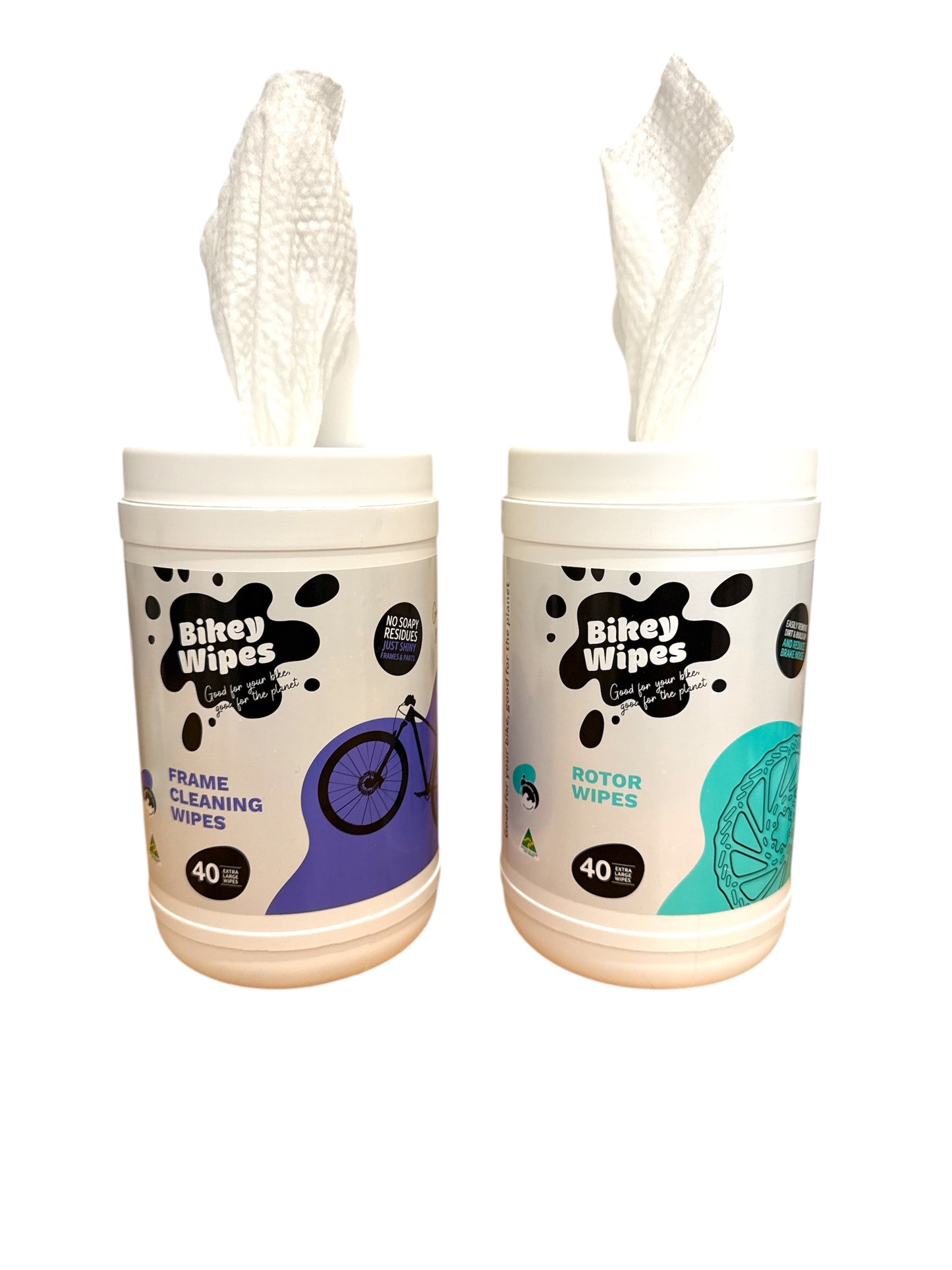 Bikey Wipes Mini Value Pack - Frame and Rotor Wipes