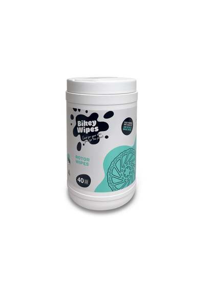 Bikey Wipes: Frame, Degreaser or Rotor Wipes – Individual Canisters
